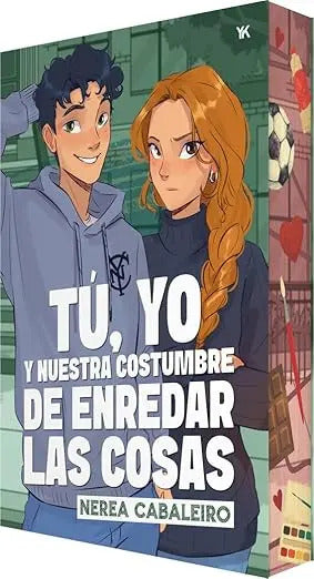 Portada de Tú, Yo Y Nuestra Costumbre De Enredar Las Cosas, De Nerea Cabaleiro. Editorial Young Kiwi, Tapa Blanda En Español…