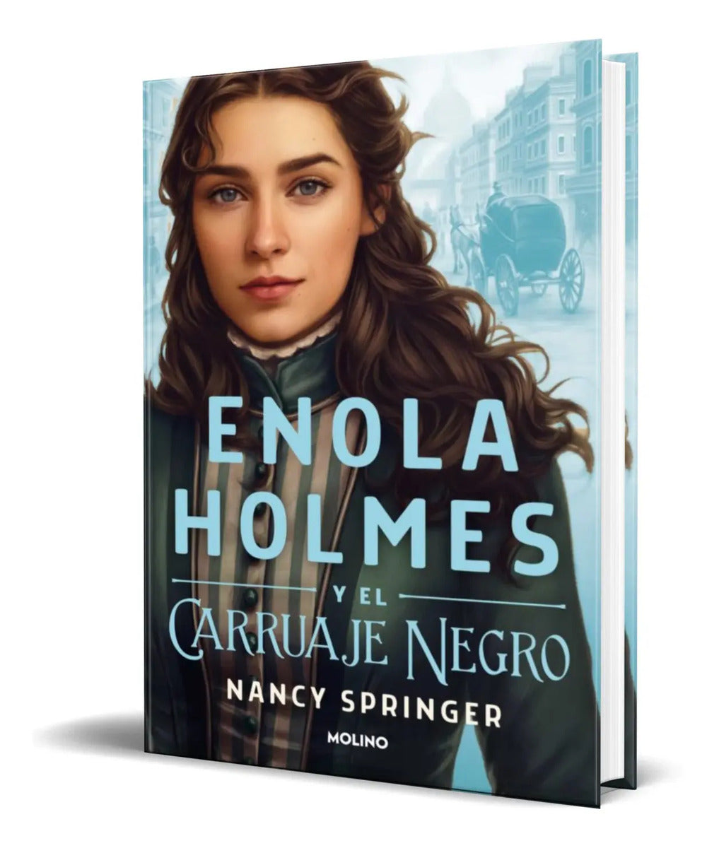 Portada de Libro Enola Holmes [ El Carruaje Negro ] Original