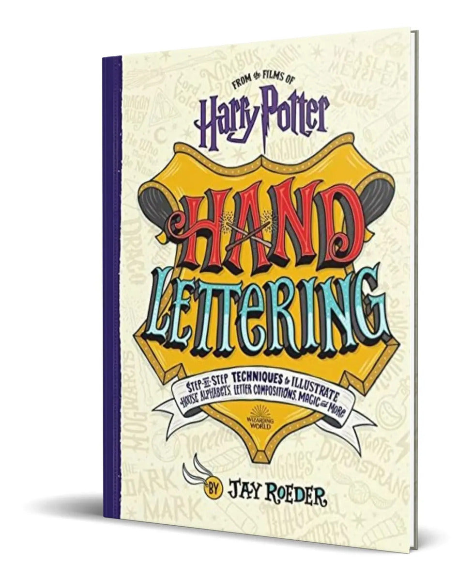 Portada de Libro Harry Potter Hand Lettering [ Techniques ] Original