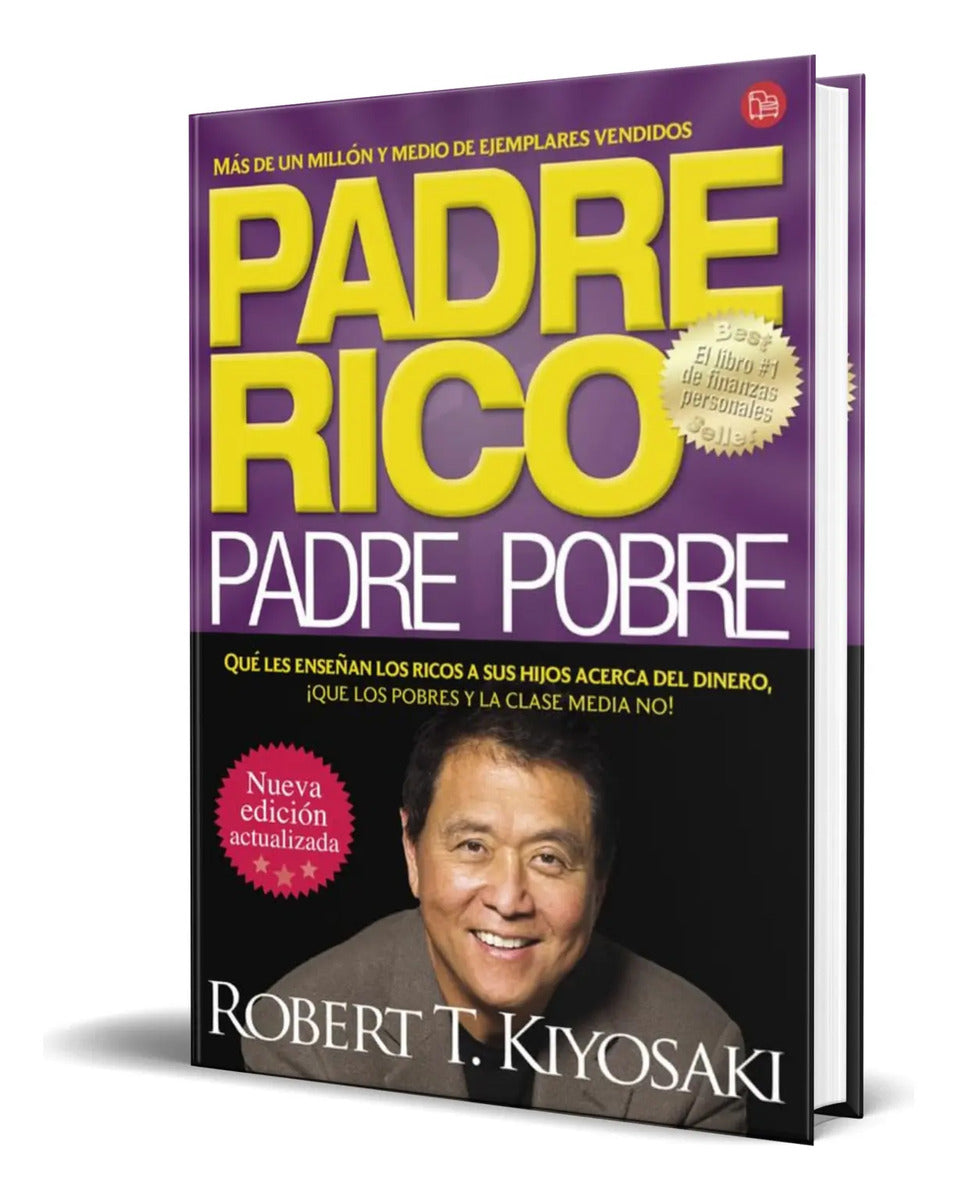 Portada de Libro Padre Rico, Padre Pobre [robert T. Kiyosaki ] Original