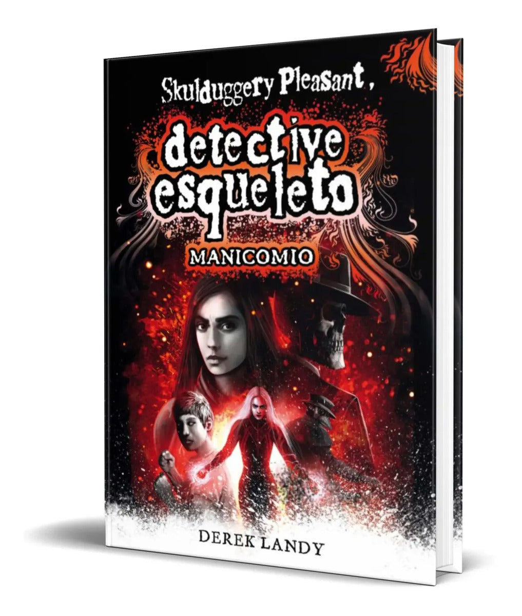 Portada de Libro Detective Esqueleto [ Manicomio ] Original