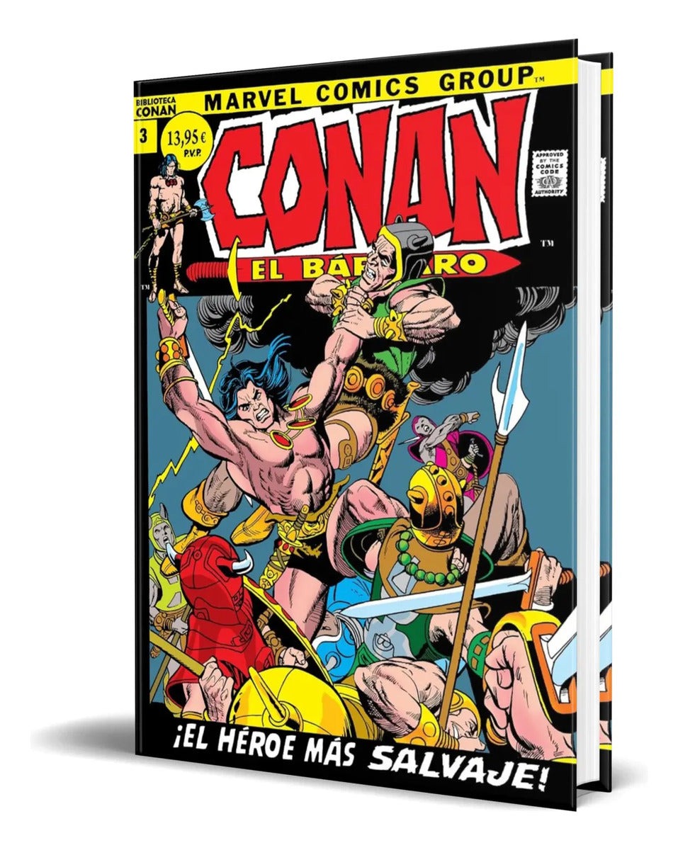 Portada de Libro Conan El Bárbaro Vol.3 [ Roy Thomas ] Original