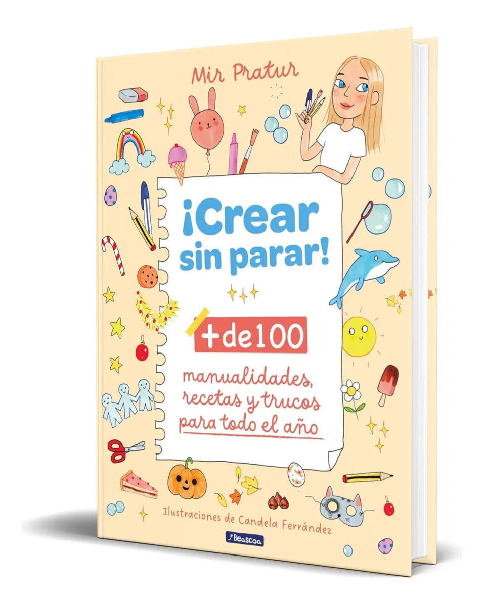 Portada de Libro ¡crear Sin Parar! [ + De 100 Manualidades ] Original