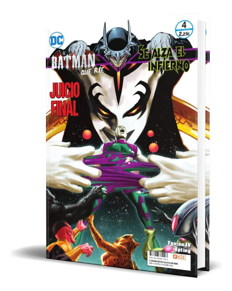 Portada de Libro El Batman Que Ríe Se Alza El Infierno Vol.4 Original