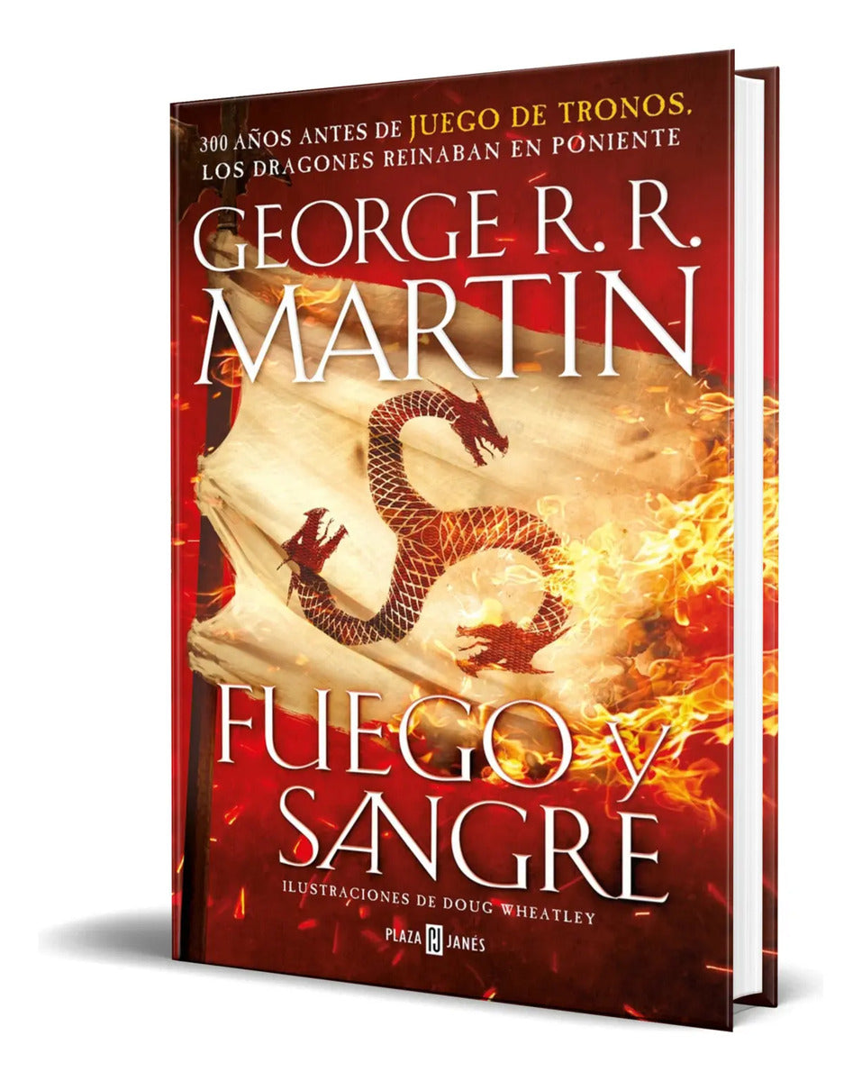 Portada de Libro Fuego Y Sangre [ Pasta Dura ] Original