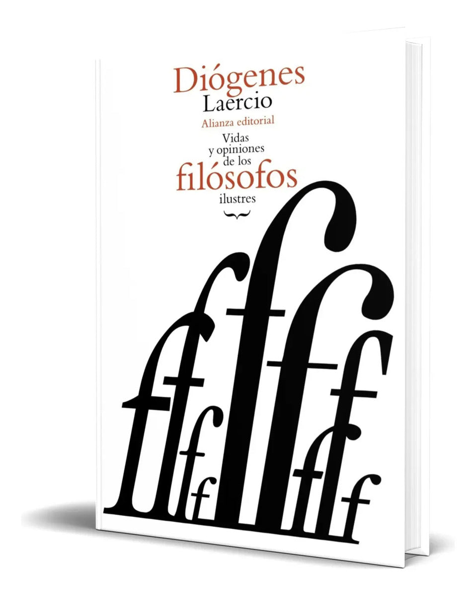 Portada de Libro Vidas Y Opiniones De Los Filósofos Ilustres Original