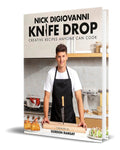 Portada de Libro Knife Drop Creative Recipes Anyone Can Cook Original