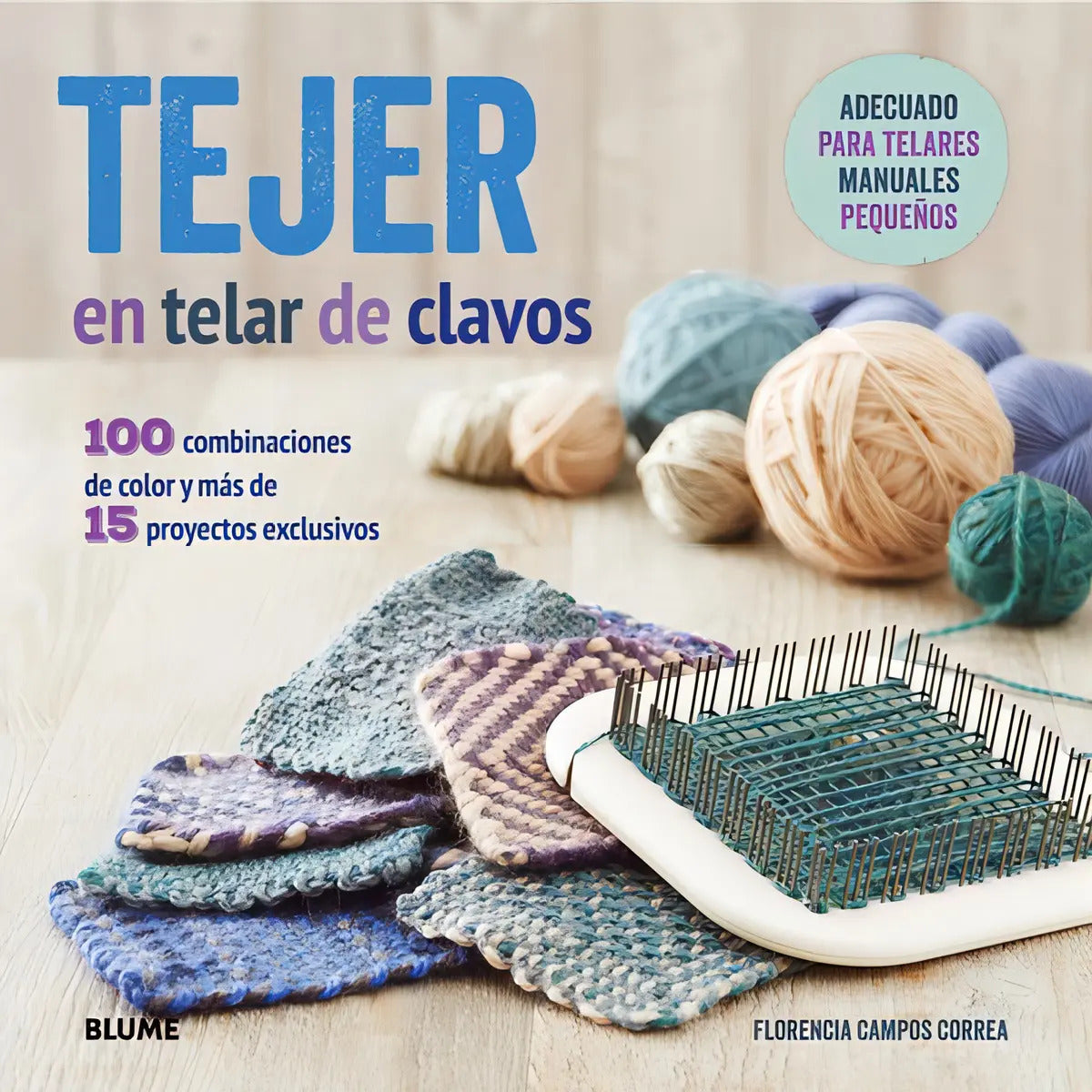 Portada de Libro Tejer En Telar De Clavos