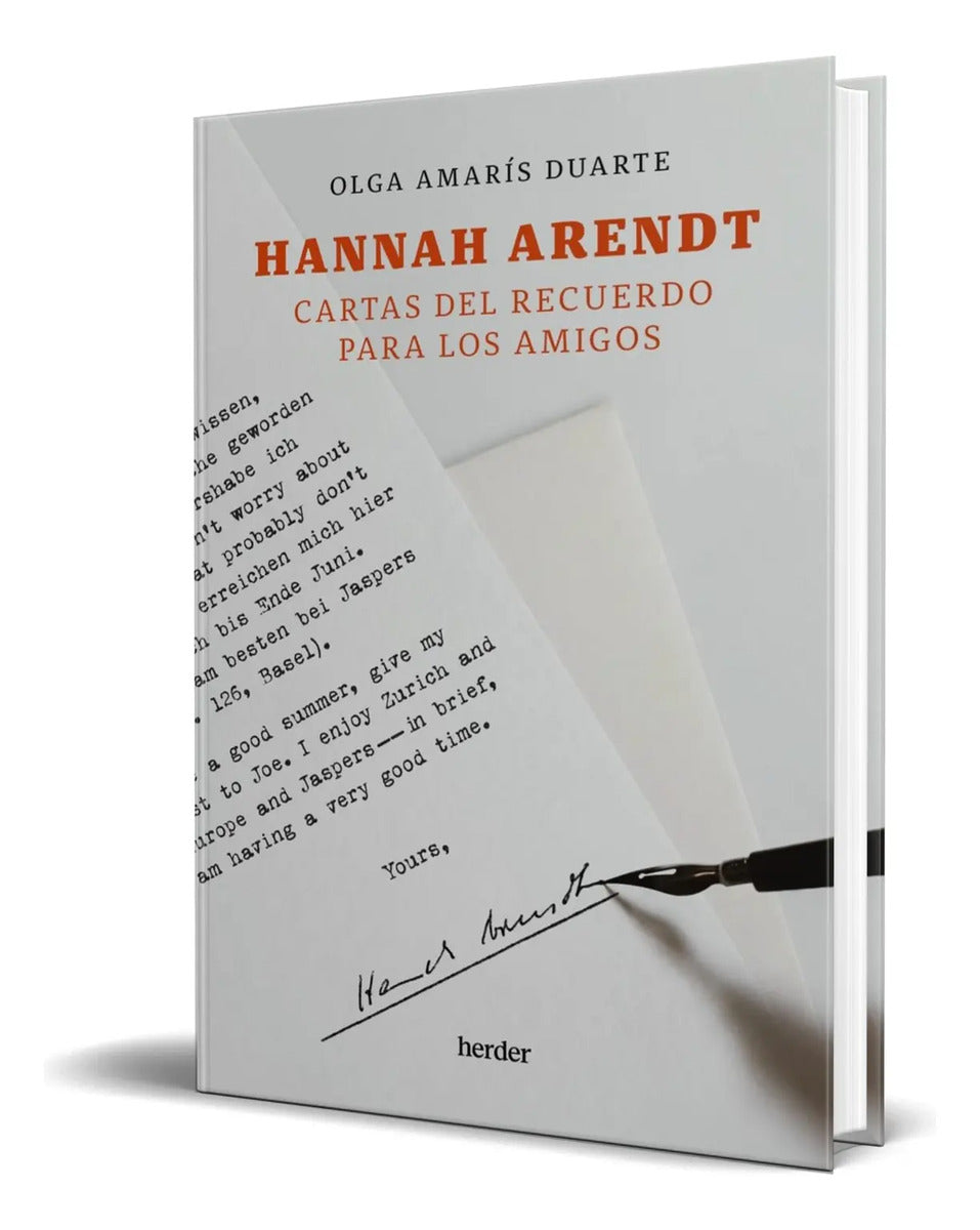 Portada de Libro Hannah Arendt [ Cartas Del Recuerdo ] Original