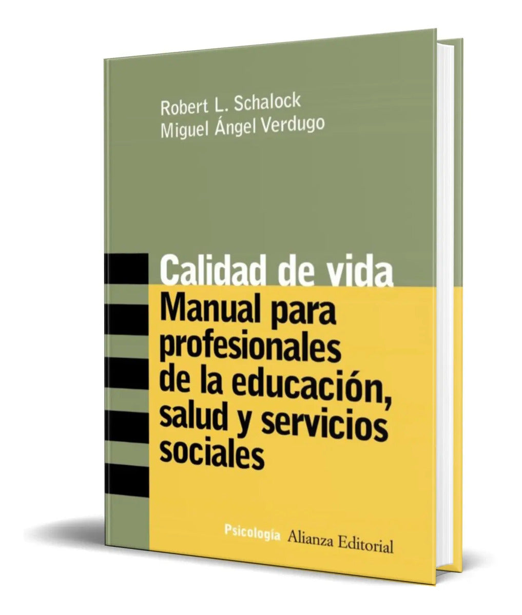 Portada de Libro Calidad De Vida [ Manual Para Profesionales ] Original