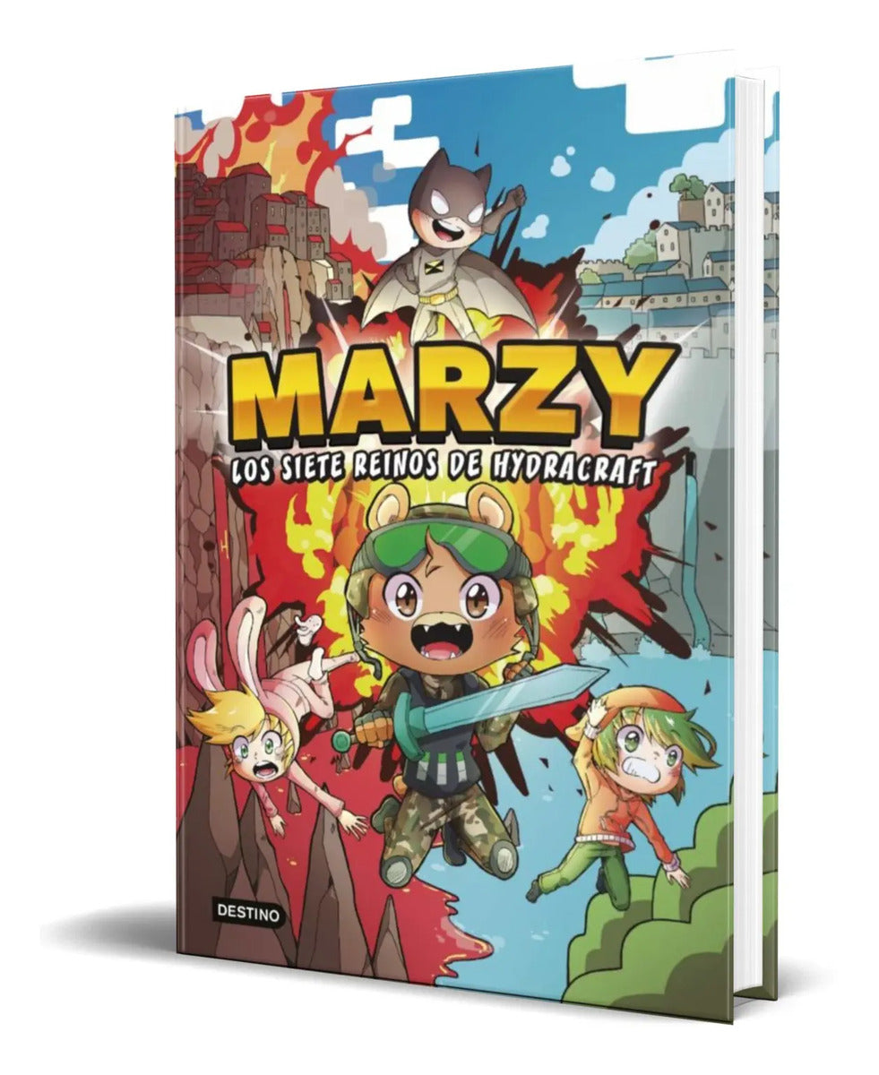 Portada de Marzy Vol. 1 [ Los Siete Reinos De Hydracraft ] Pasta Dura