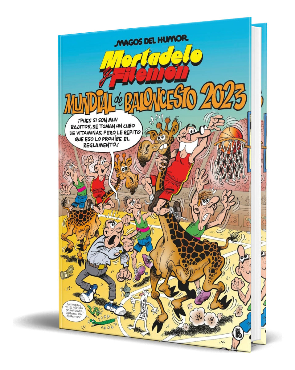 Portada de Libro Mortadelo Y Filemon [ Mundial De Baloncesto 2023 ]