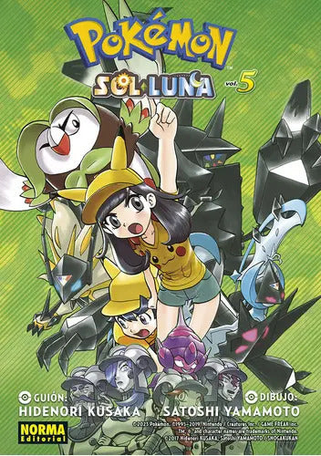 Portada de Pokemon Sol Y Luna 05, De Hidenori Kusaka. Editorial Norma Editorial, S.a., Tapa Blanda En Español, 2023