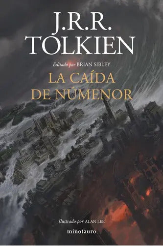 Portada de Libro La Caída De Númenor Editorial Minotauro De John Ronald Reuel Tolkien Tapa Dura