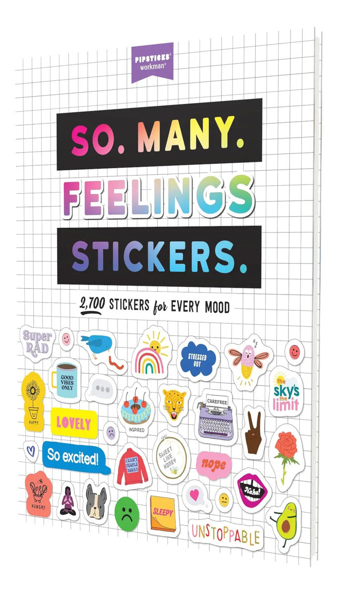 Portada de Libro Stickers 2700 Emociones Pipsticks Workman Original