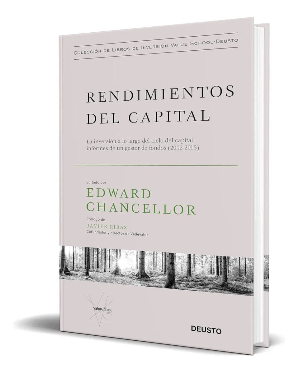 Portada de Libro Rendimientos Del Capital [ Edward Chancellor] Original