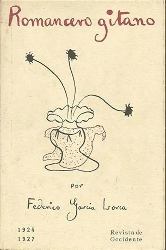 Portada de Libro Romancero Gitano [ Federico Garcia Lorca ] Original