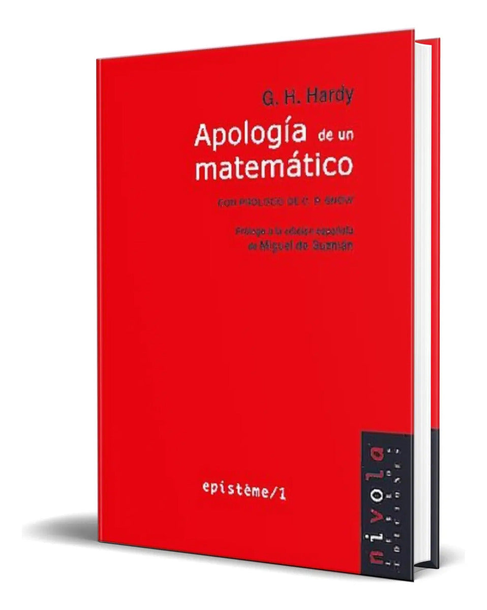 Portada de Libro Apología De Un Matemático [ Godfrey H. Hardy] Original