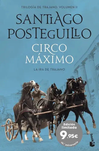 Portada de Circo Máximo, De Posteguillo, Santiago. Editorial Booket, Tapa Blanda En Español
