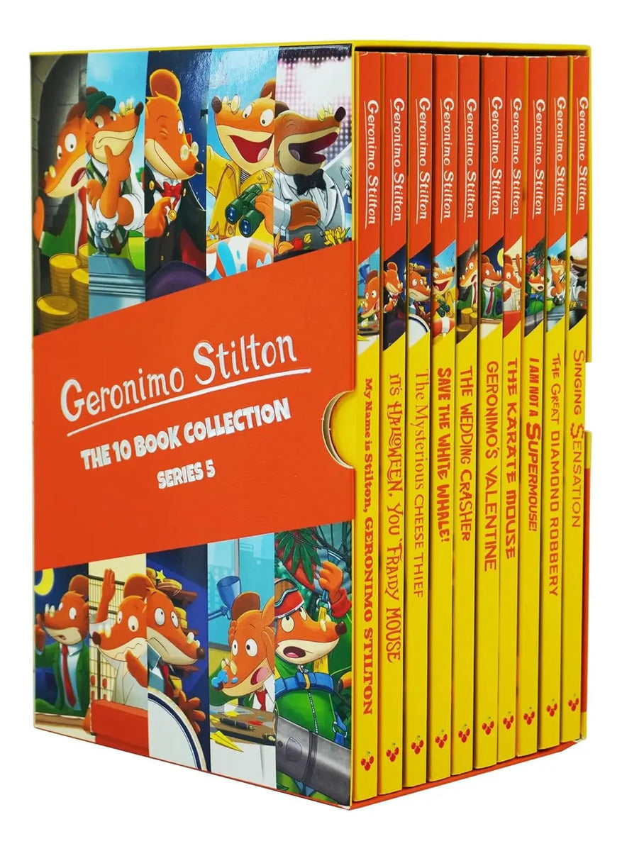 Portada de Pack 10 Libros Geronimo Stilton [ Series 5 ] Original