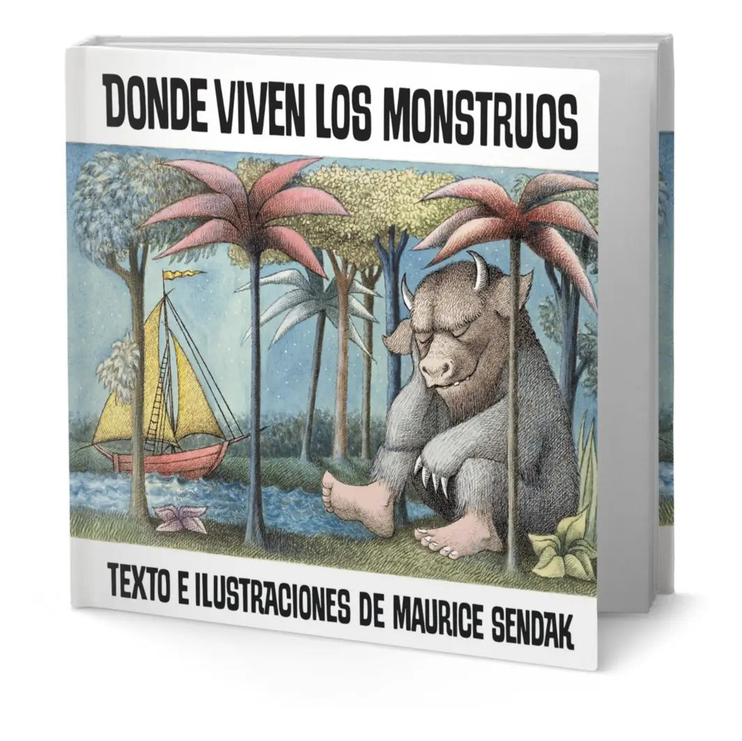 Portada de Libro Donde Viven Los Monstruos [ Pasta Dura ] Original