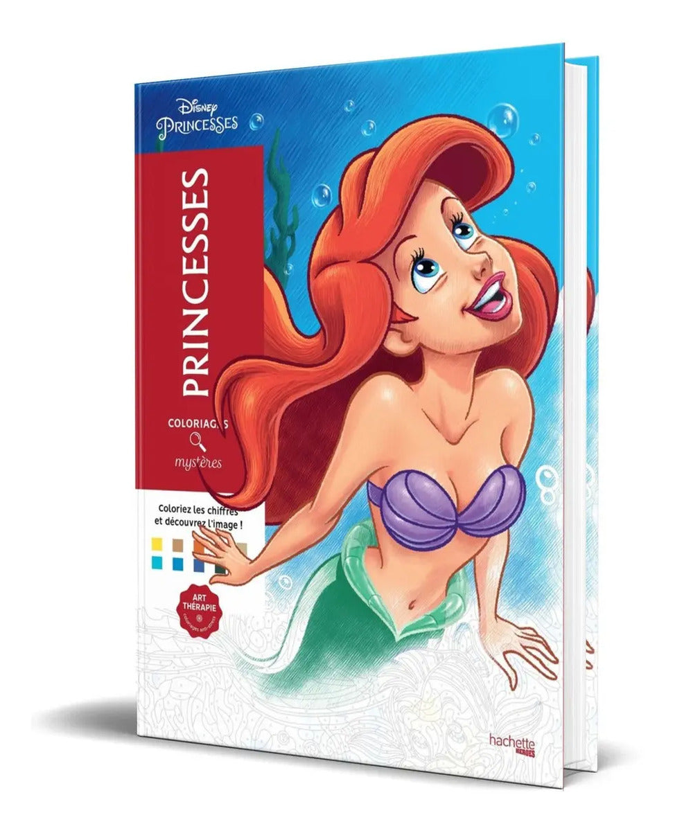 Portada de Libro Colorea Y Descubre El Misterio [ Princesas De Disney]