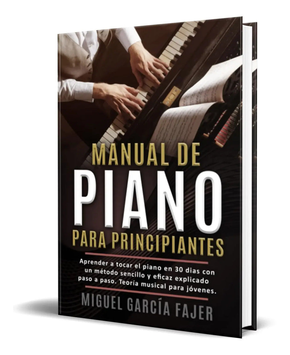 Portada de Libro Manual De Piano Para Principiantes [ Original ]