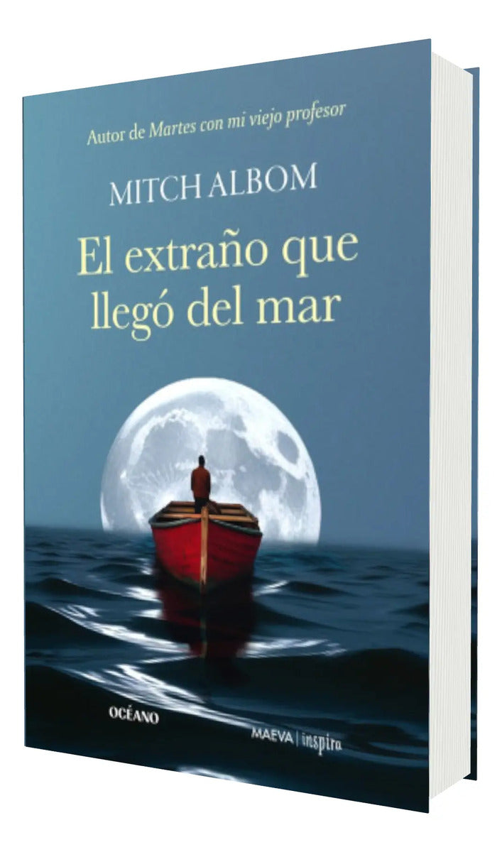 Portada de El Extraño Que Llegó Del Mar [ Mitch Albom ] Novela Océano