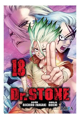 Portada de Manga Dr Stone Tomo 18 - Ivrea España, De Boichi, Riichiro Inagaki. Editorial Ivrea España, Tapa Blanda En Español