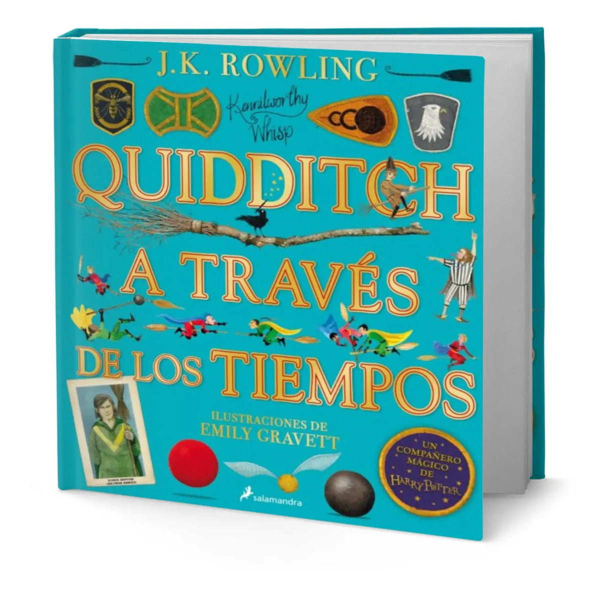 Portada de Quidditch A Traves De Los Tiempos [ J.k. Rowling] Pasta Dura