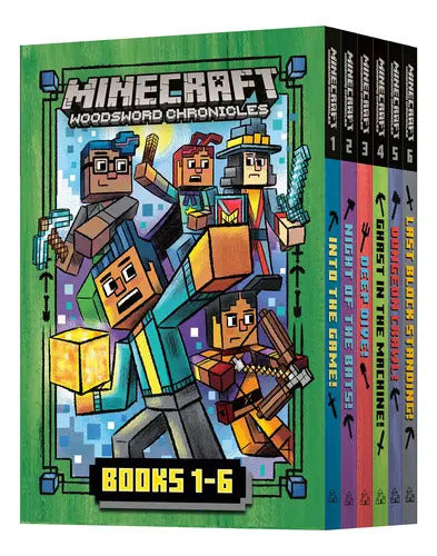 Portada de Crónicas De Minecraft Woodsword, De Nick Eliopulos. Editorial Random House Books For Young Readers, Tapa Dura En…