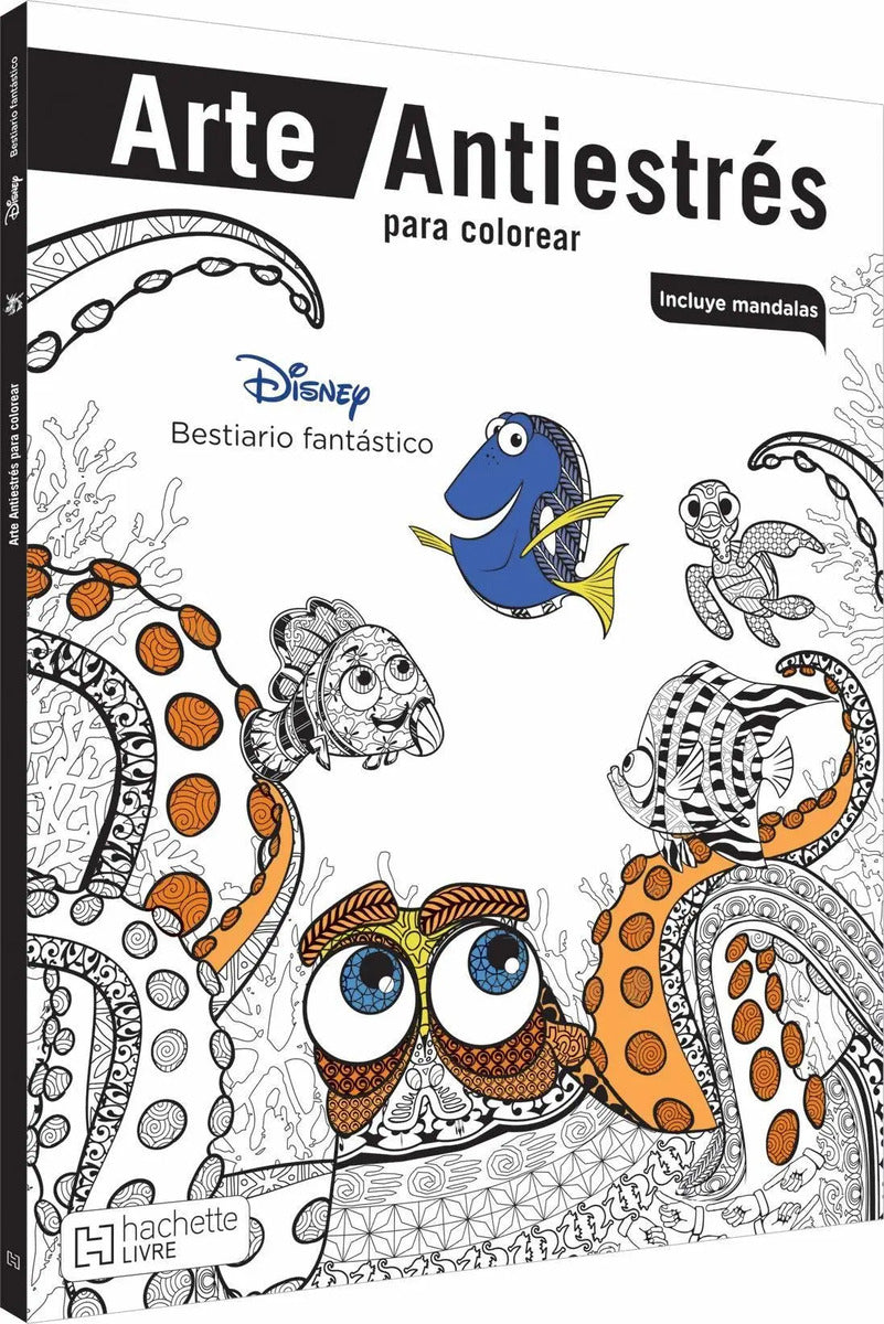 Portada de Libro Para Colorear Para Niños [ Animales De Disney ]