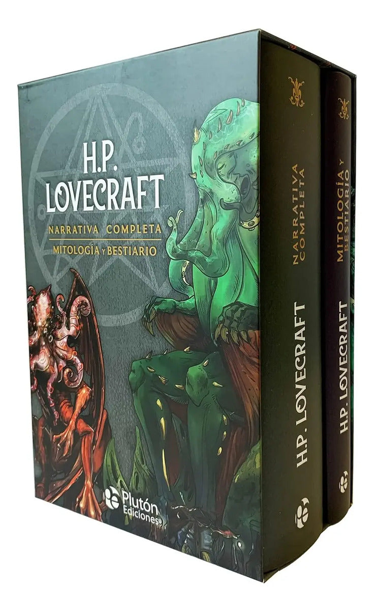 Portada de Libro Pack H.p. Lovecraft [ Mitologia Y Bestiario ] Original