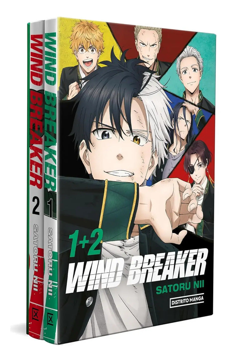 Portada de Wind Breaker Pack 1 Y 2 [ Satoru Nii ] | Distrito Manga