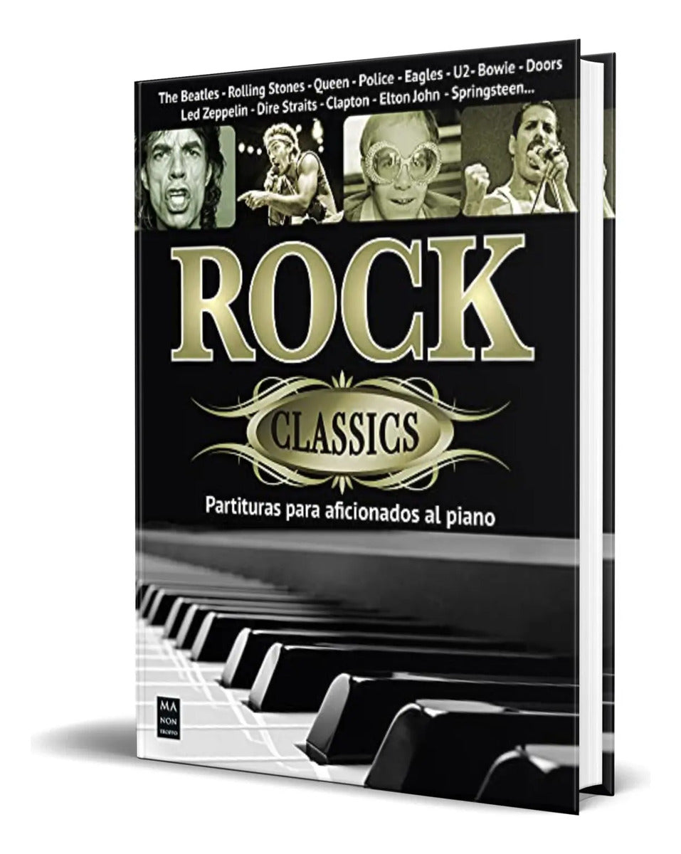 Portada de Libro Rock Classics [ Partituras Para Piano ] Original
