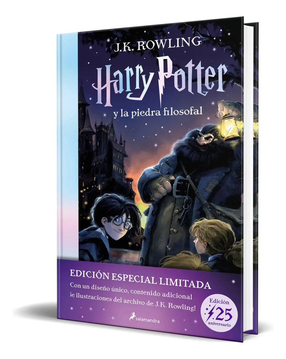 Portada de Harry Potter Y La Piedra Filosofal 25 Aniversario Pasta Dura