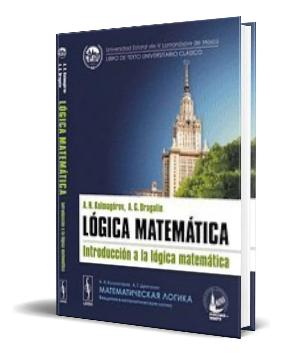 Portada de Libro Lógica Matemática Introducción A La Lógica Matemática