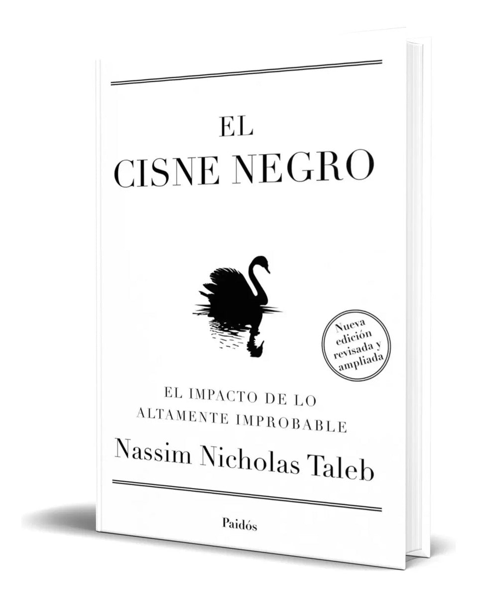 Portada de Libro El Cisne Negro [ Nassim Nicholas Taleb ] Original