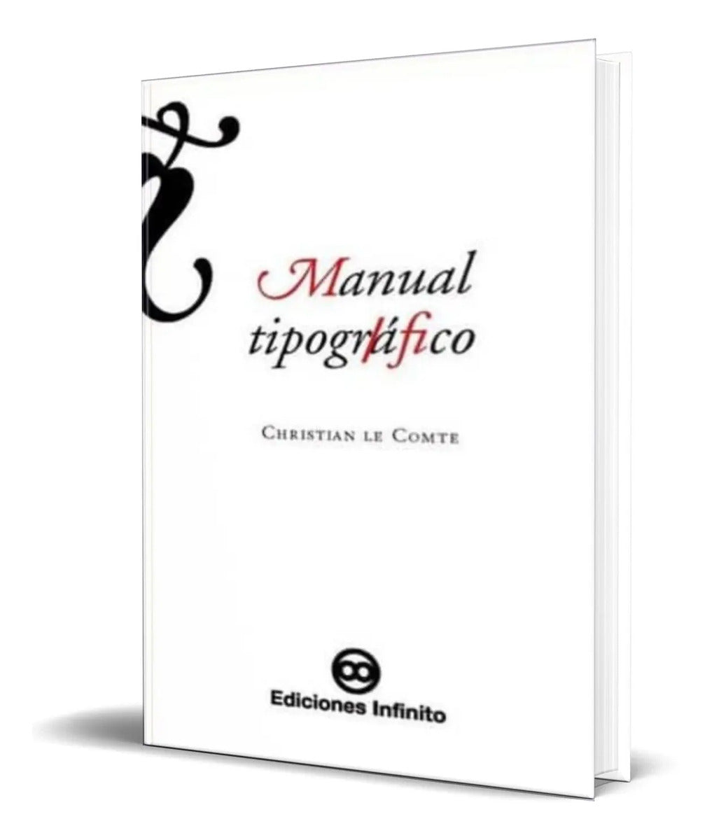 Portada de Libro Manual Tipografico [ Christian Le Comte ] Original