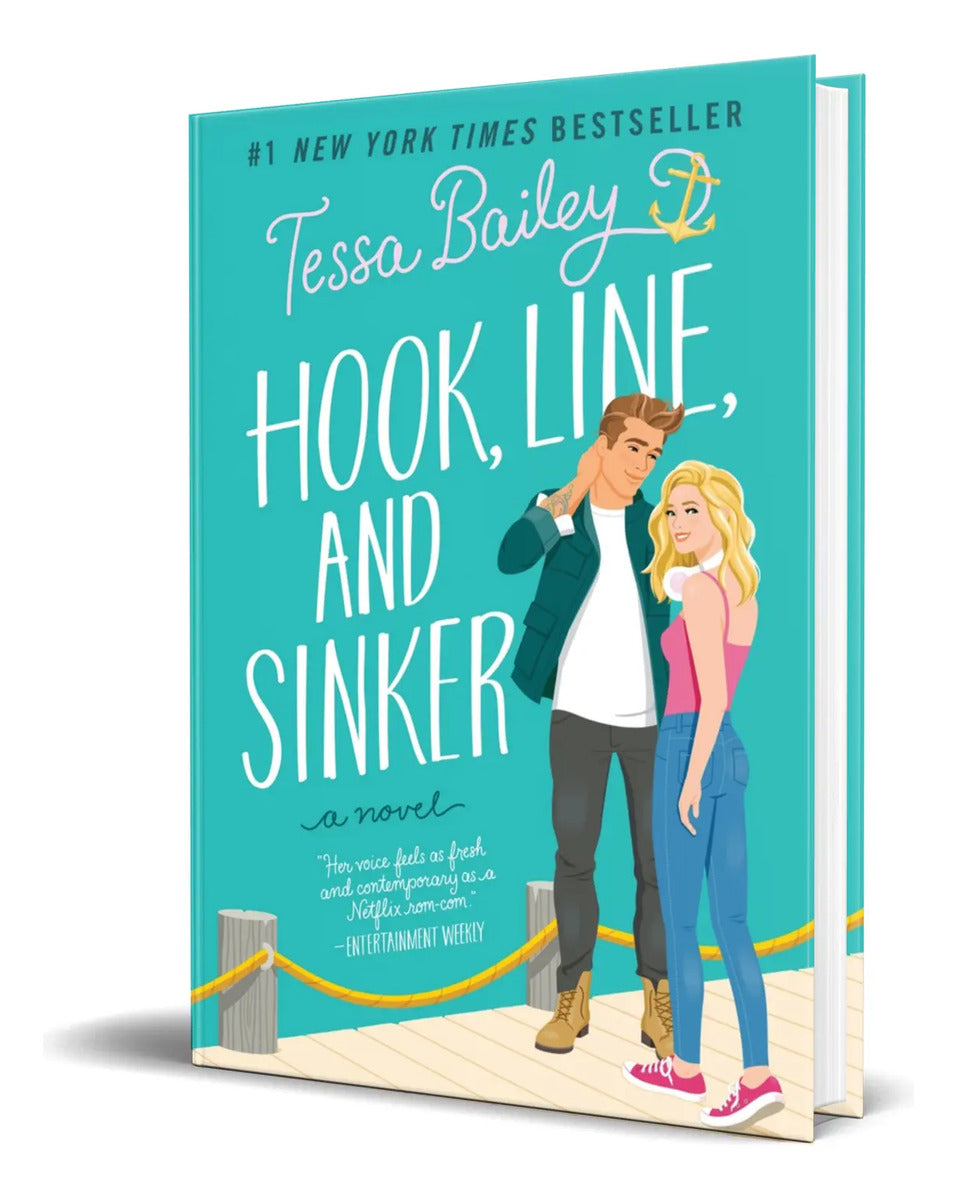 Portada de Libro Hook, Line, And Sinker [ Tessa Bailey ] Original