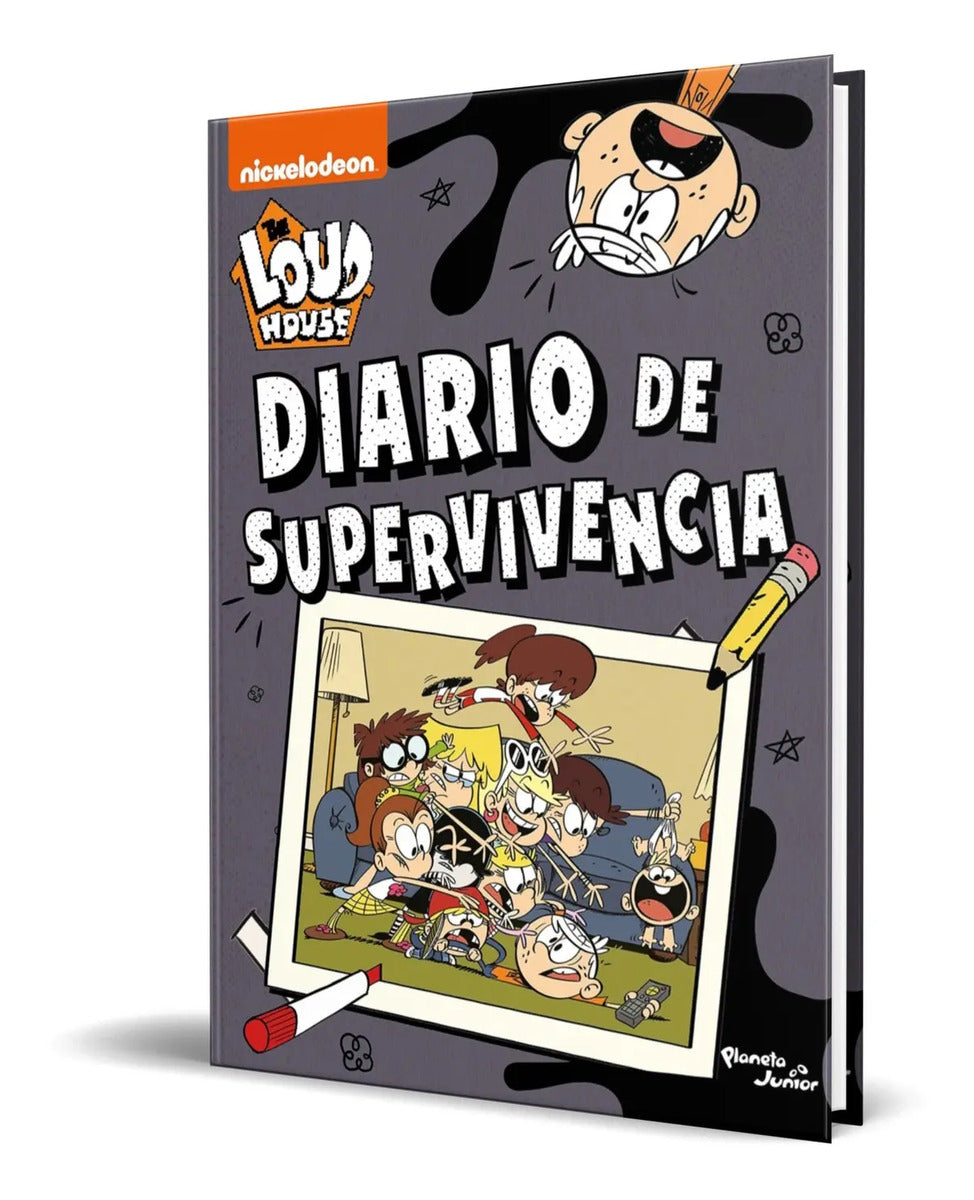 Portada de Libro The Loud House [ Diario De Supervivencia ] Original
