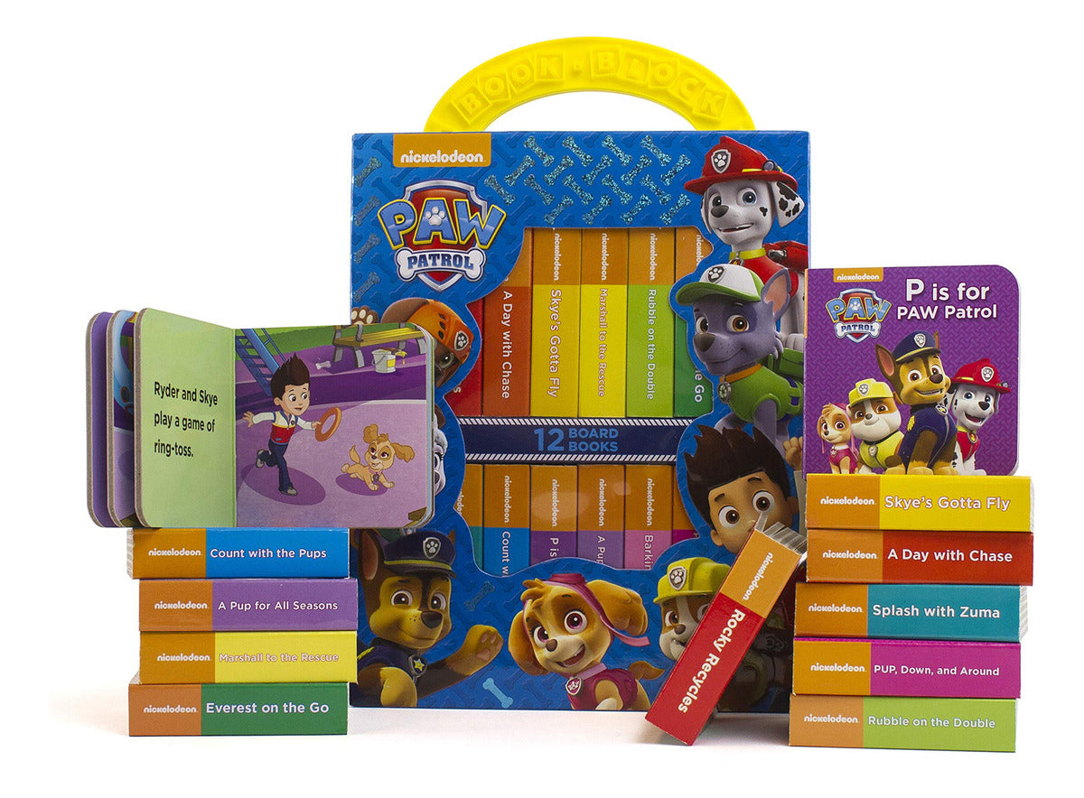 Portada de Pack Nickelodeon Paw Patrol [ 12 Board Books ] Original