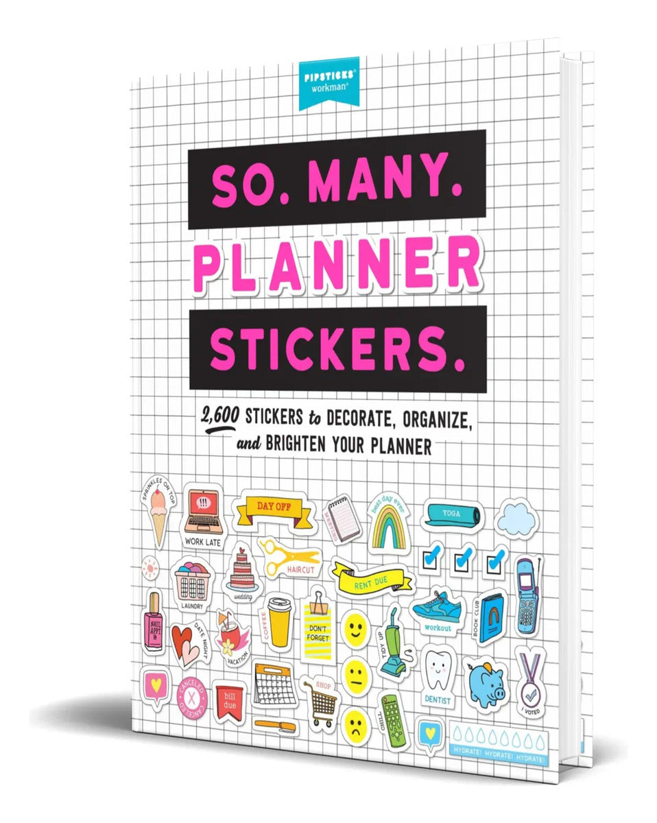Portada de Libro So. Many. Planner Stickers [ 2,600 Stickers ] Original