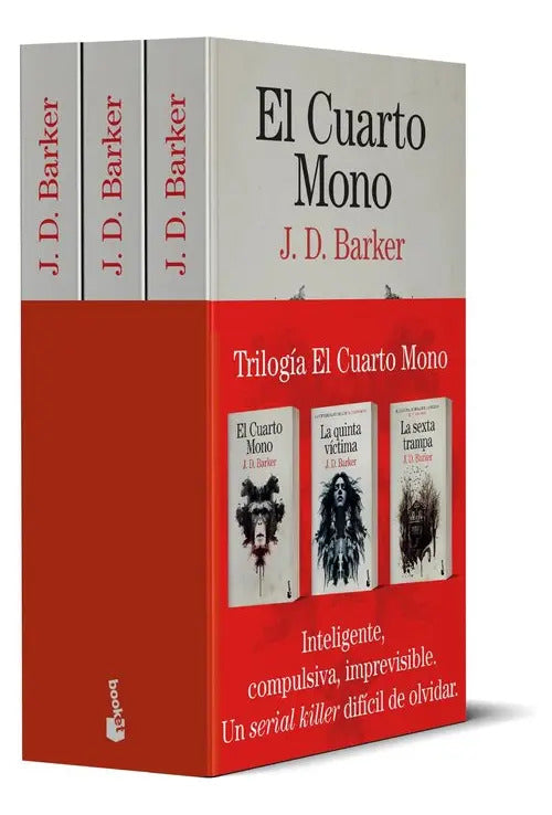 Portada de Libros Trilogia El Cuarto Mono Por J. D. Barker