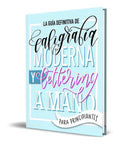 Portada de Libro Lettering Guía Definitiva Para La Caligrafía Moderna