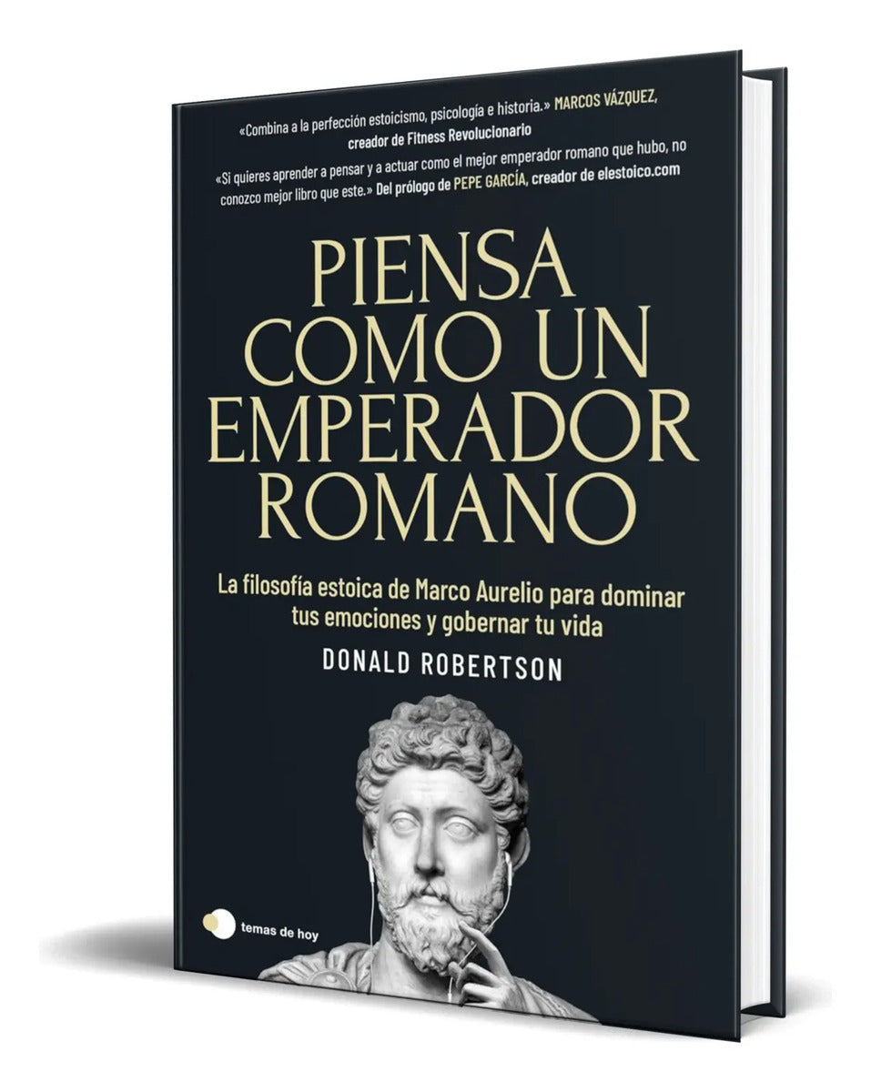 Portada de Libro Piensa Como Un Emperador Romano [ Original ]