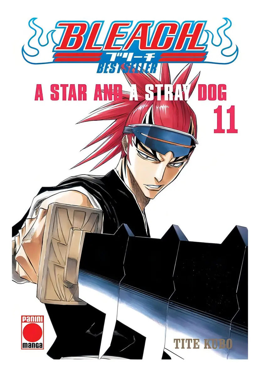 Portada de Bleach Bestseller 11 Star And Stray Dog, De Tite Kubo. Editorial Panini Comics, Tapa Blanda En Español