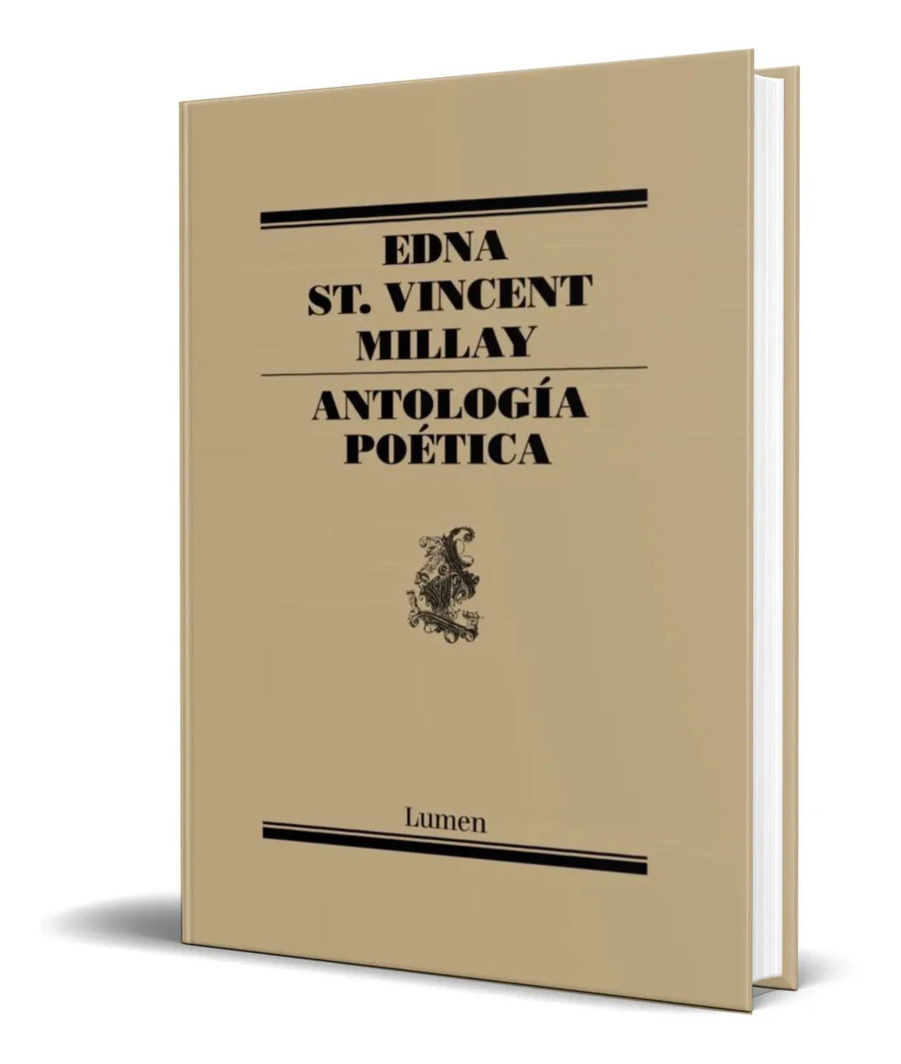 Portada de Libro Antología Poetica [ Edna St. Vincent Millay ] Original