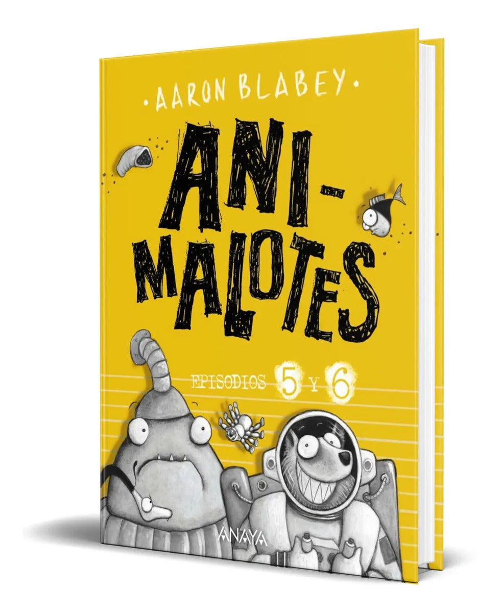 Portada de Libro Animalotes 5 Y 6 [ Follón Intergaláctico ] Original