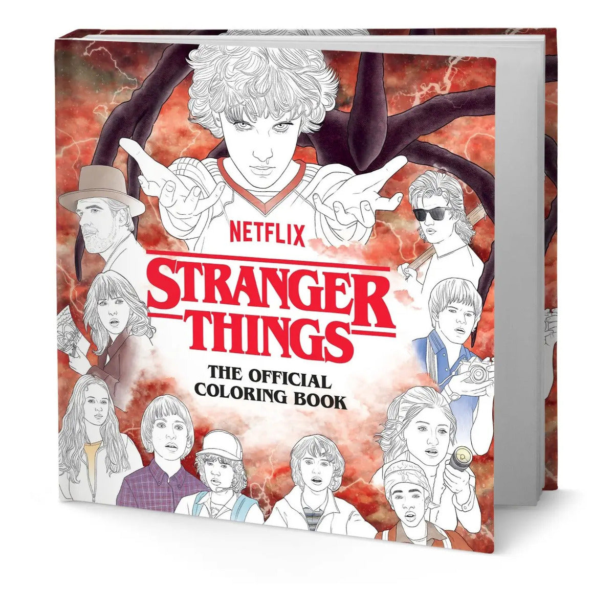 Portada de Libro Para Colorear Stranger Things [ Original ]